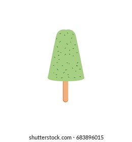 Ice cream stick icon design illustration.