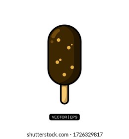 Ice Cream Stick icon vector illustration logo template for many purpose. Isolated on white background.