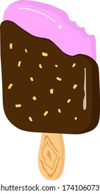 Ice cream stick icon Ice cream vector