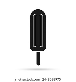 Ice cream stick icon. Vector illustration.