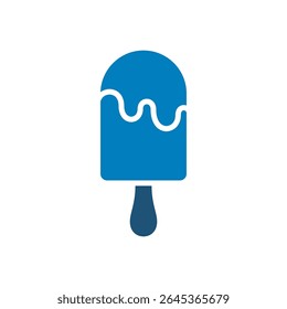 Ice cream stick icon vector design in trendy style