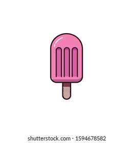 
Ice Cream Stick Vector İcon