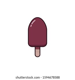 
Ice Cream Stick Vector İcon