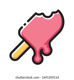 ice cream stick vector graphic for any business