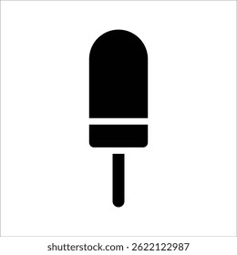 ice cream stick vector icon. vanilla ice cream icon. soft serve ice cream 