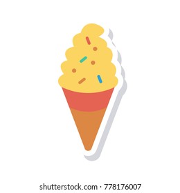 ice cream sticker icon 