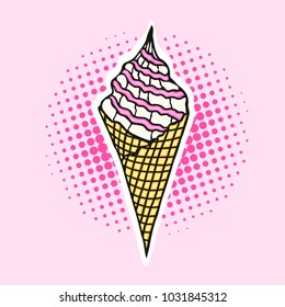 Ice Cream – stock illustration 