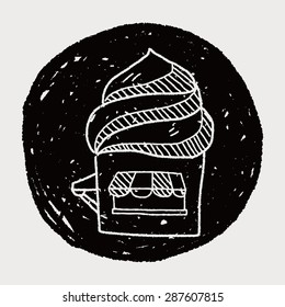 ice cream store doodle