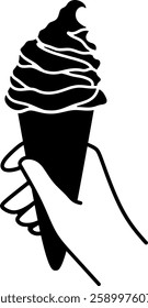 ice cream summer food sweet cone dessert icecream cream 7560