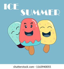 ice cream for a summer vacation.