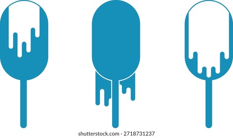 helado, helado dulce, soporte de helado para niños, helado azul