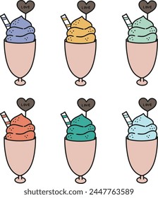 Eiscreme Süßes Kaltes Dessert