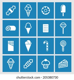 Ice cream and sweets icons