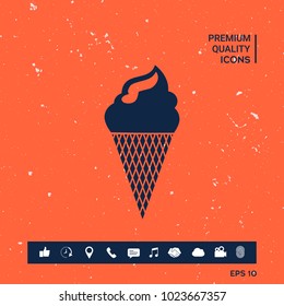 Ice cream symbol