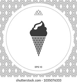 Ice cream symbol