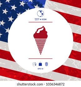 Ice cream symbol