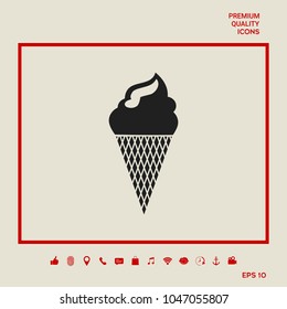 Ice cream symbol