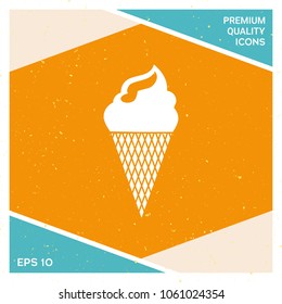 Ice cream symbol