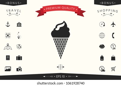 Ice cream symbol