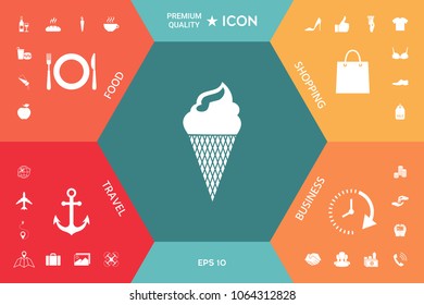 Ice cream symbol