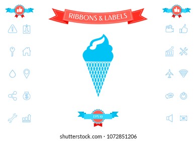 Ice cream symbol