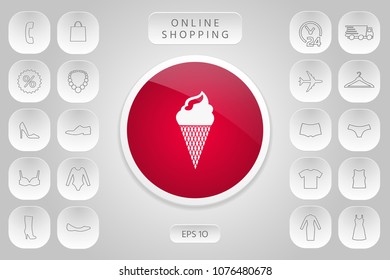 Ice cream symbol