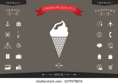 Ice cream symbol