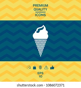 Ice cream symbol