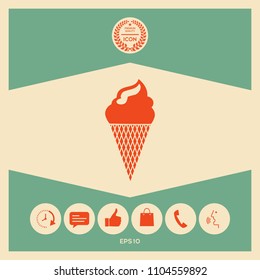 Ice cream symbol