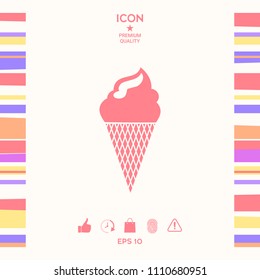 Ice cream symbol