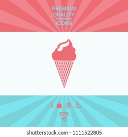 Ice cream symbol