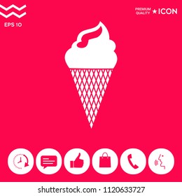 Ice cream symbol