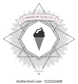 Ice cream symbol