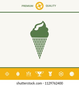 Ice cream symbol