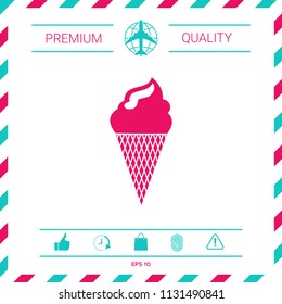 Ice cream symbol