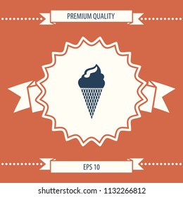 Ice cream symbol