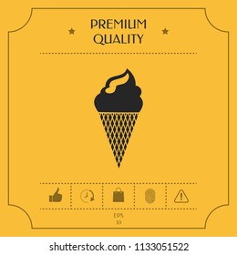 Ice cream symbol