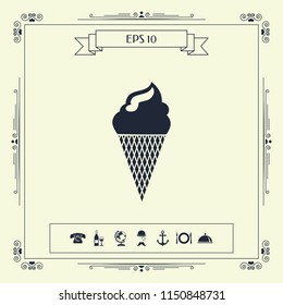 Ice cream symbol