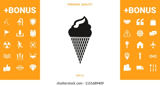 Ice cream symbol