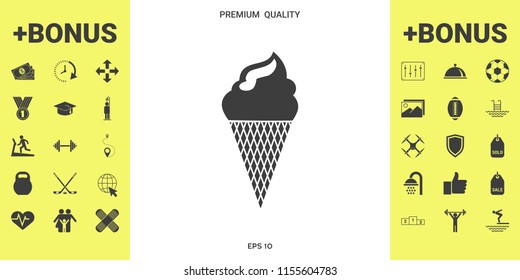 Ice cream symbol