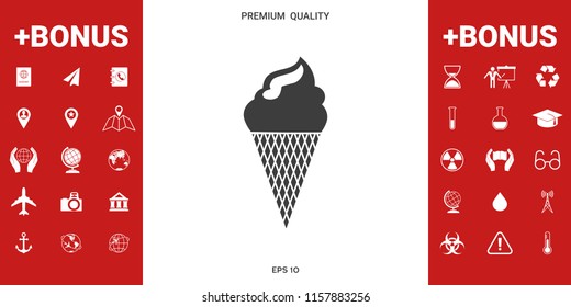 Ice cream symbol