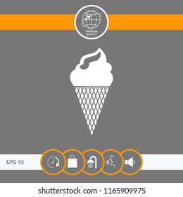 Ice cream symbol