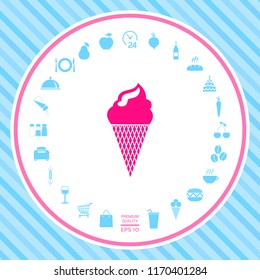 Ice cream symbol