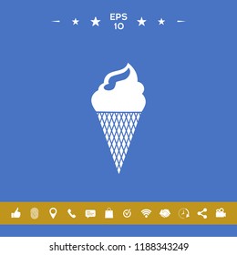 Ice cream symbol