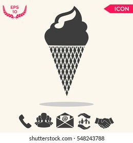 Ice cream symbol