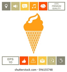 Ice cream symbol