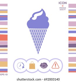Ice cream symbol