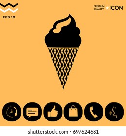Ice cream symbol