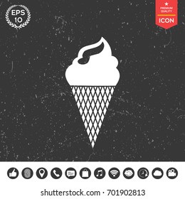 Ice cream symbol