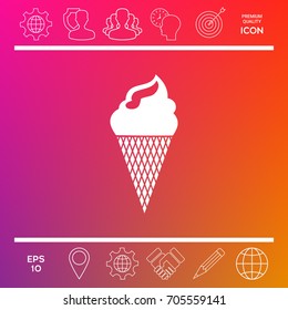 Ice cream symbol